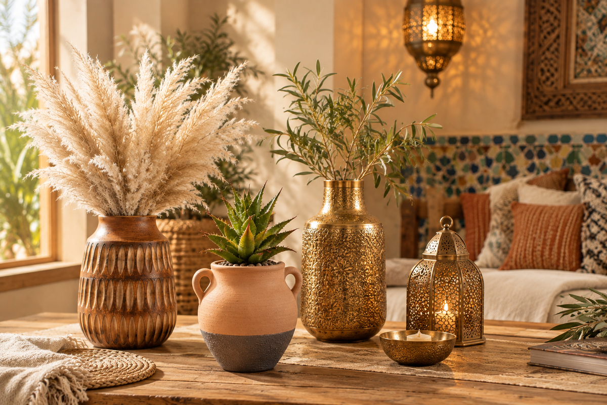 Vases, pots et plantes