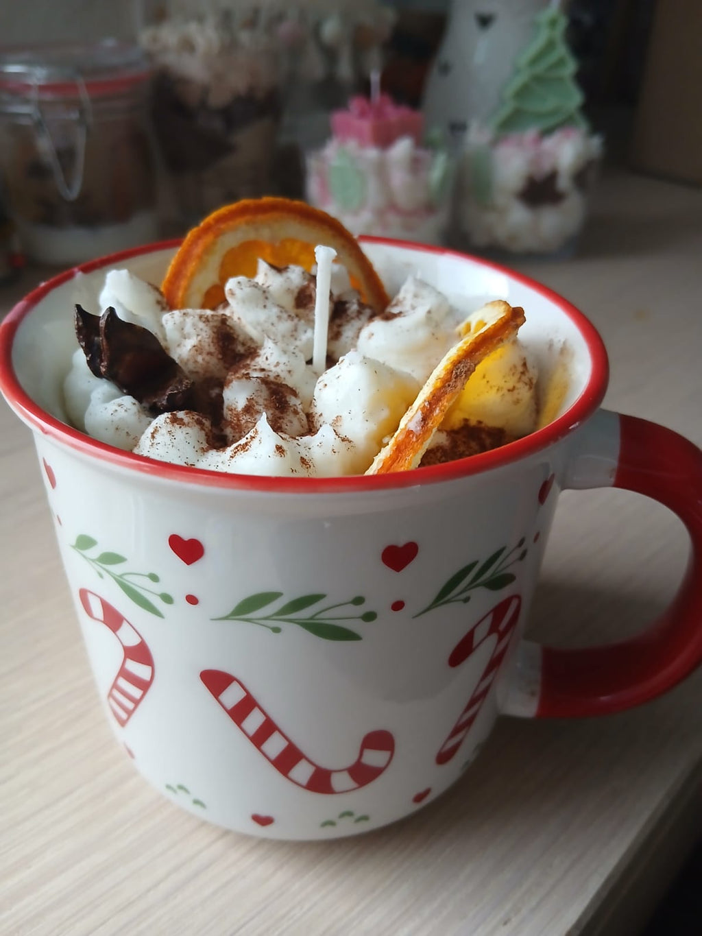 Bougie de noël - Bougie gourmande Pain d'épices