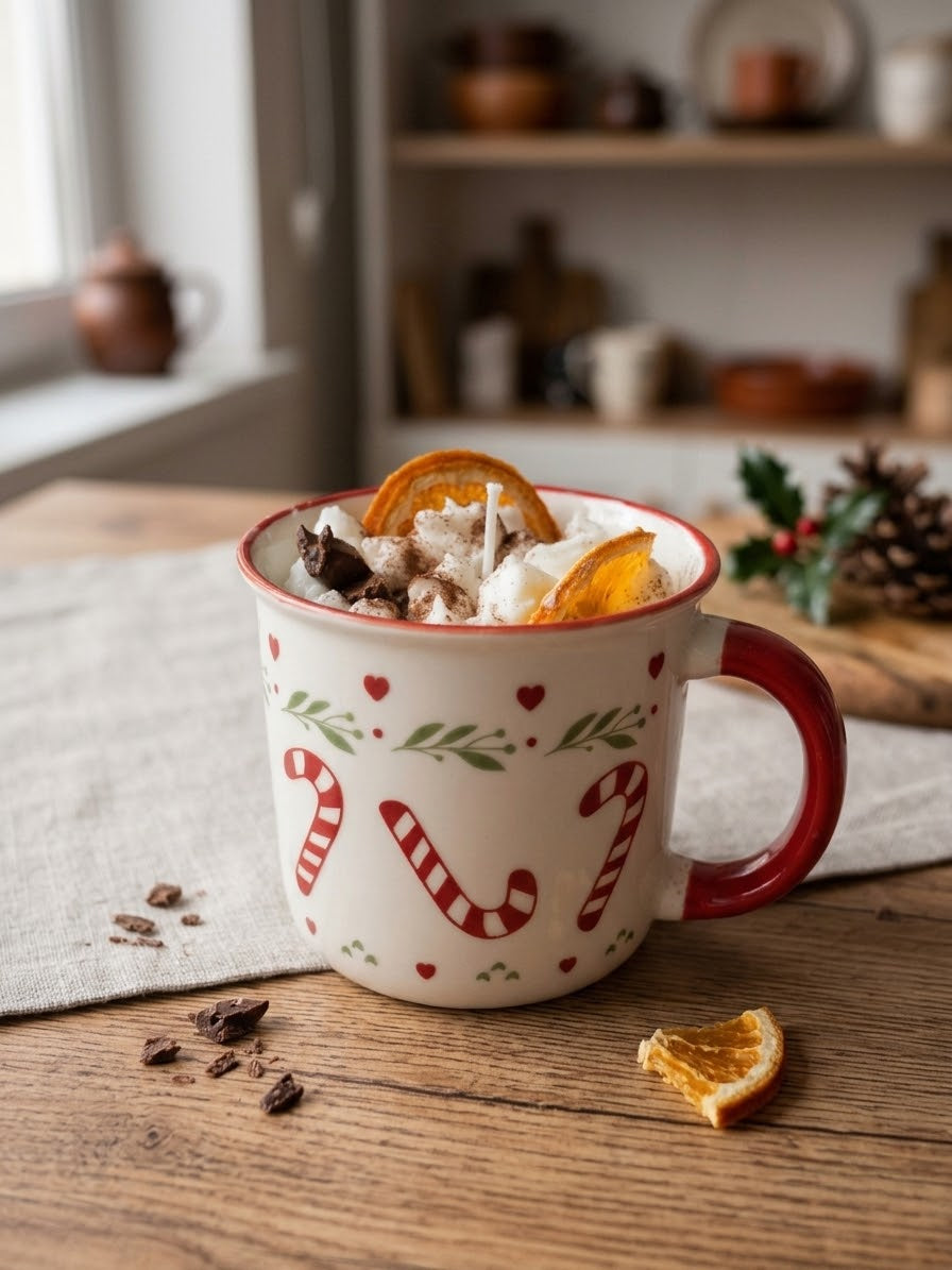 Bougie de noël - Bougie gourmande Pain d'épices