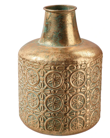Vase Doré – Ambiance Palais des Sables